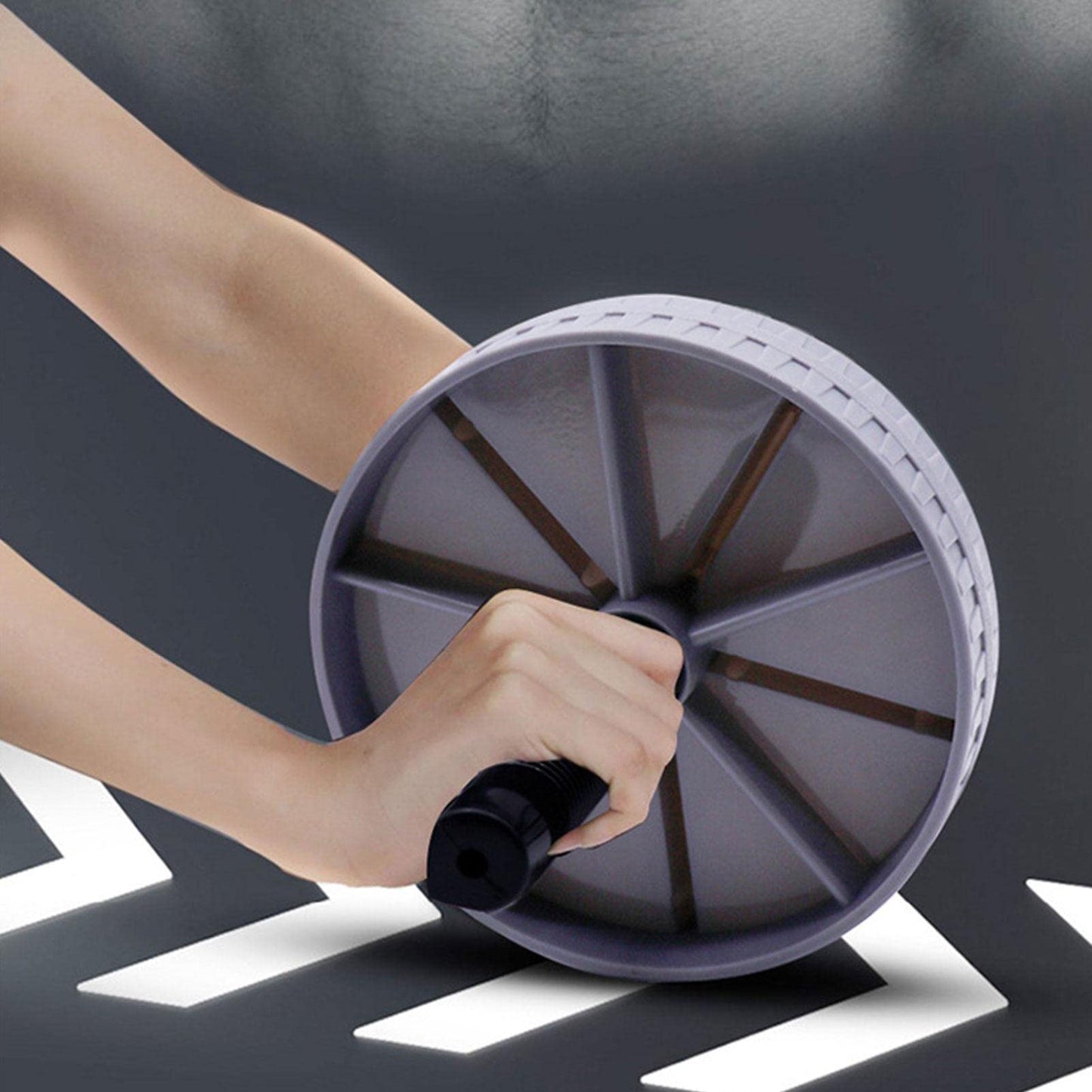 WhisperFit : Roue d'exercice abdominal monobloc pour la maison